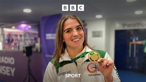 Bbc Radio Guernsey Island Games 2023 Guernsey S Orla Rabey Wins Gold In The 50m Butterfly