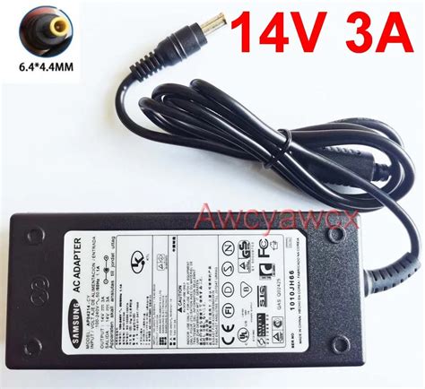 14v 3a Power Supply Ac Adapter Charger For Samsung Monitor Sa300 A2514