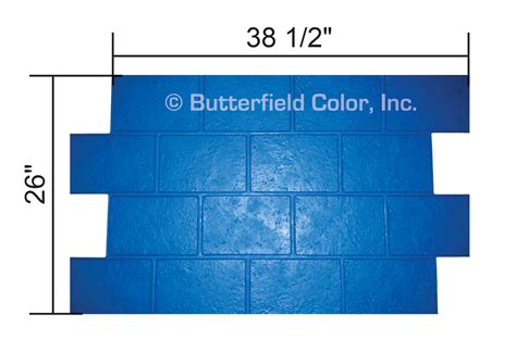 Jumbo Brick Running Bond - Butterfield Color®