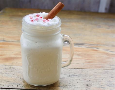 Boozy Peppermint Eggnog Milkshake Recipe Photos Popsugar Food