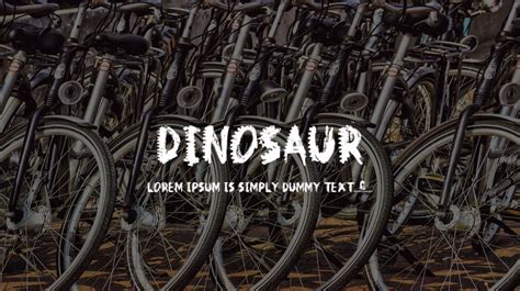 Dinosaur Font : Download Free for Desktop & Webfont