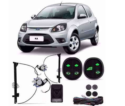 Kit Vidro Eletrico Ford Ka 2010 2 P Original Sensorizado Parcelamento