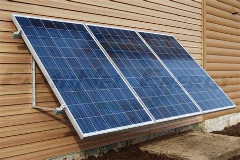 Earthnet Energy 3 Module Wall Mount System Solar Panels Solar Panels