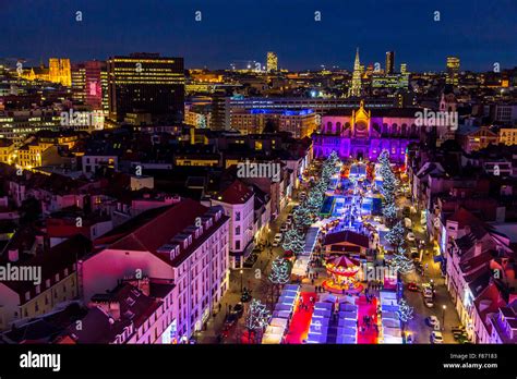 Christmas in Brussels, Belgium, Christmas market on the Fish-Market ...