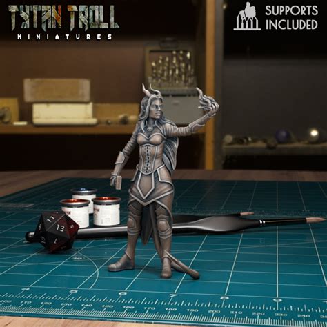 3D Printable DnD Heroes Mages Bundle Pre Supported By TytanTroll