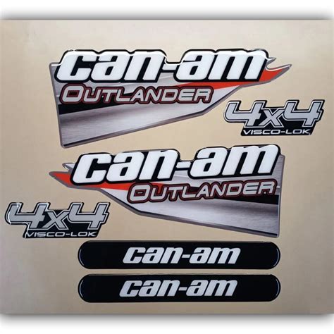 CAN AM OUTLANDER G1 3D EMBLEM DECAL STICKER - Inspire Uplift