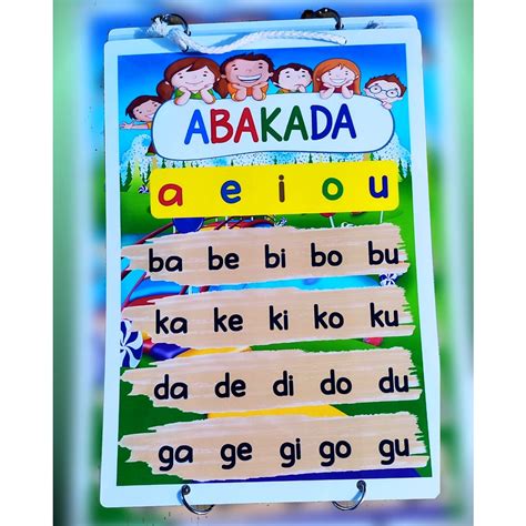 Abakada Laminated Wall Chart A4 Size Shopee Philippines Porn Sex Picture