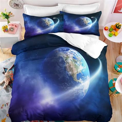 Plan Te Galaxie Magique Parure De Lit D Effet Cm Pieces