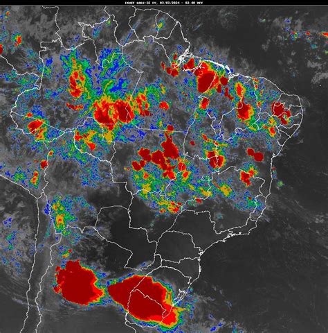 Monitoramento e Previsão Brasil América do Sul Março 2024