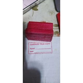 Shop Certified True Copy Stamp For Sale On Shopee Philippines