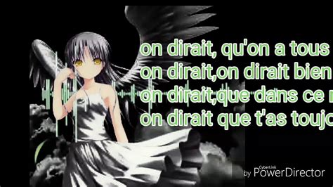 Nightcore~on Dirait [lyrics] Youtube