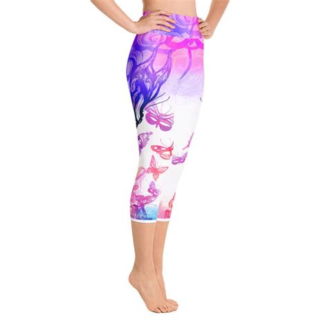 Butterfly Yoga Pants Butterflies Yoga Leggings Boho Womens - Etsy