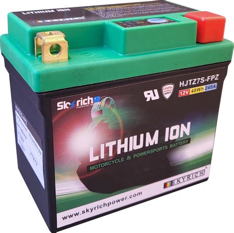 Skyrich Lithium HJTZ7S FPZ 12V 48Wh YTZ6V YTZ7V YTZ8V HY110 YTZ7S