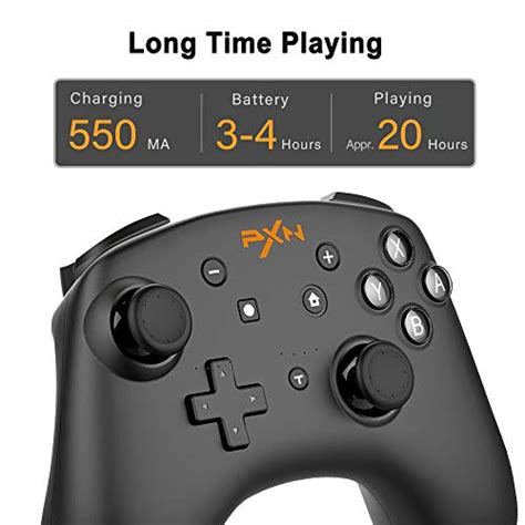 PXN 9607S Wireless Switch Pro Controller USB Rechargeable Dual Shock