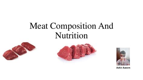 Meat composition and nutrition