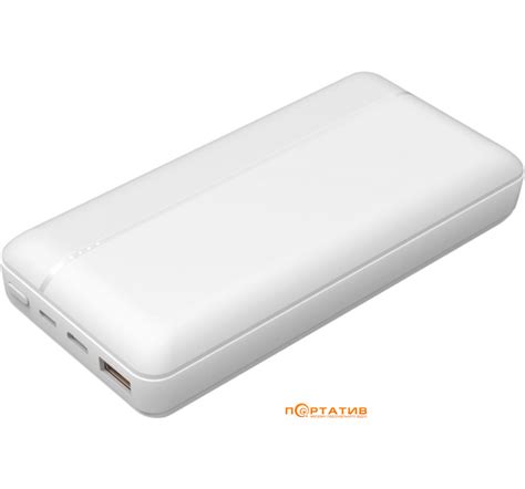 Внешний аккумулятор BYZ W23 20000 mAh Type C PD 22 5W White купить в