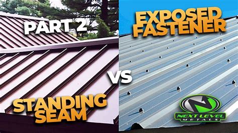 Exposed Fastener Vs Standing Seam Pt 2 Standing Seam Roofs Next