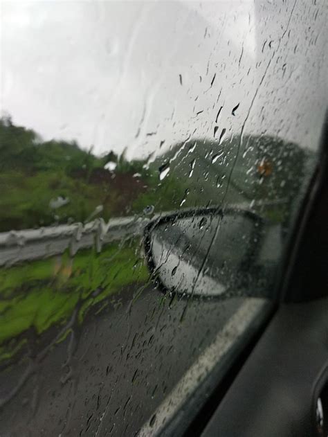 Rain In Car Window