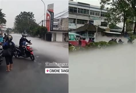 Viral Kabut Tebal Selimuti Jalanan Di Cimone Tangerang Pengendara Auto