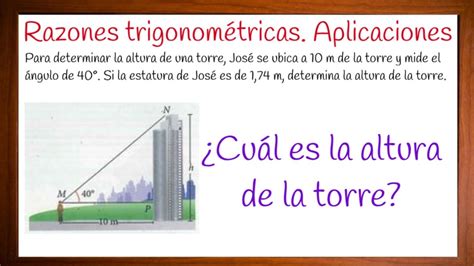 Aprende A Calcular La Altura De Un Edificio Con Razones Trigonom Tricas