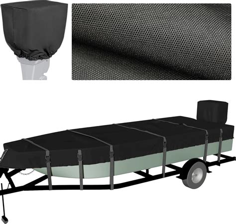 Amazon Nukugula Heavy Duty Ture 900D Polyester Jon Boat Cover 16ft