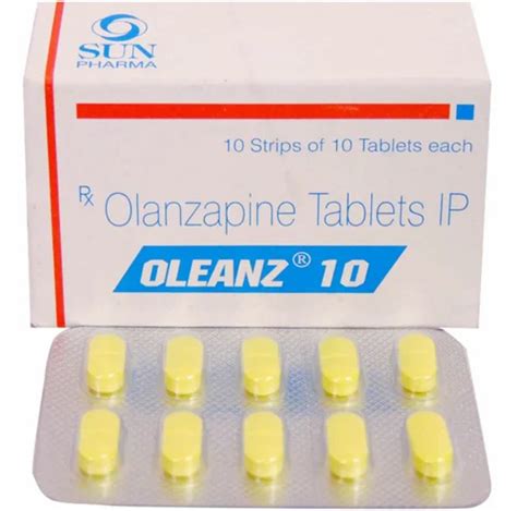 Olanzapine 10 Mg Tablets At Rs 800 Box Antipsychotic In Surat ID