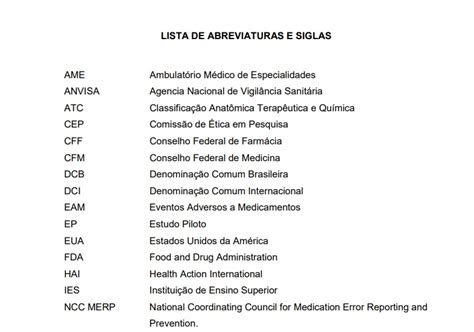 Lista De Sigla Tcc O Que Porque Quando E Como Elabor La