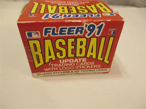 Fleer Baseball Update Trading Cards With Logo Stickers Ebay