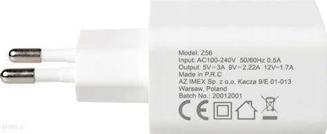 Ładowarka do telefonu Wtyczka Ładowarka Zasilacz USB C 20W Rhinocell