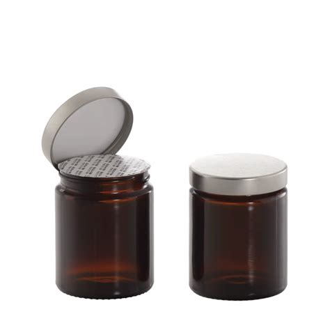 Amber Glass Jar Ml Buy Online Now At Dosenprofi