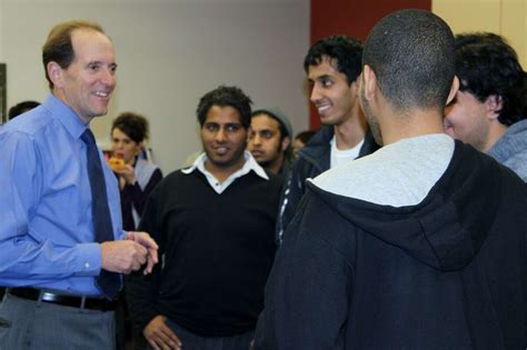 Rep Dave Camp Visits With Ferris International Students