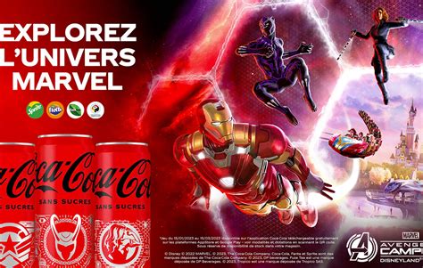 Série limitée Coca Cola MARVEL GIE La Boîte Boisson