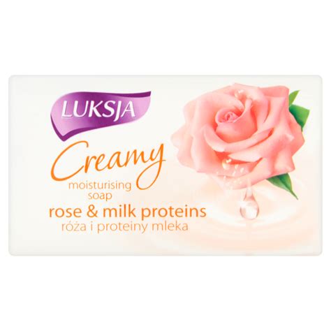 Luksja Creamy Soft Kremowe mydło wygładzające róża i proteiny mleka