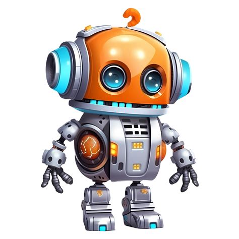 Mignonne Robot Halloween Clipart Illustration Ai Génératif 37455993 Png