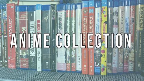 My 100 Anime Blu Ray Dvd Collection Youtube