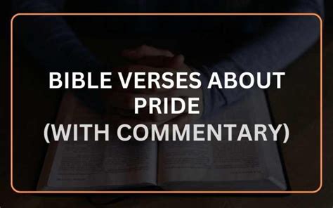 Top 20 Bible Verses About Pride With Commentary Scripture Savvy