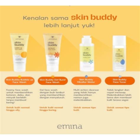 Jual Paket Skin Care Emina Skin Buddy Series Paket Glowing Termurah