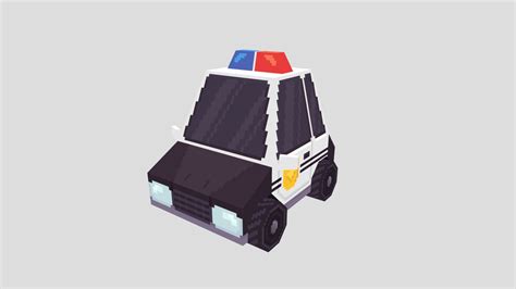 Low Poly Police Car D Model By Macka C Bc Sketchfab