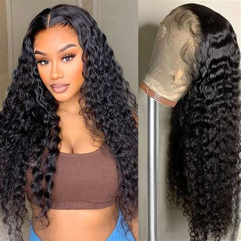 Amazon HOTLOVE 13x6 Lace Front Wigs Human Hair HD Transparent