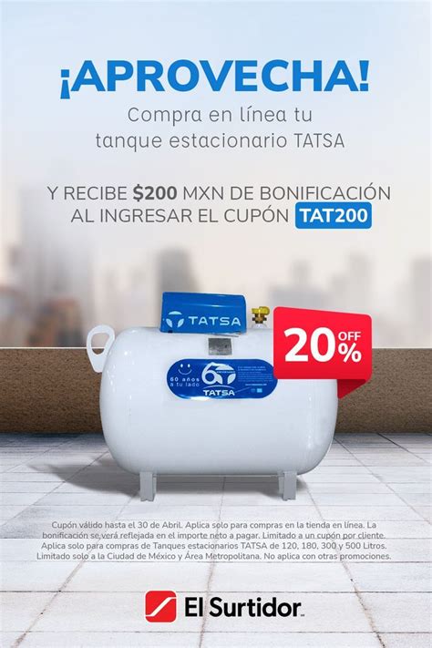 ¡aprovecha Compra En Nuestra Tienda En Línea Tu Tanque Estacionario