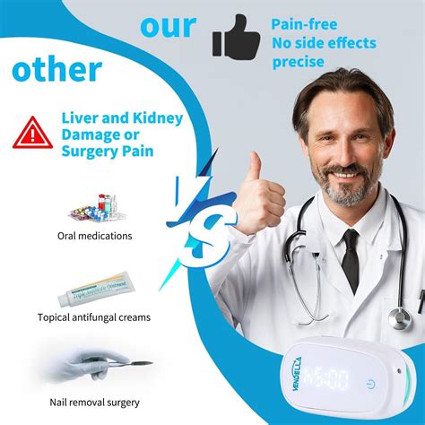 Nails Fungus Treatment Device VENDELLA Rechargeable Nail Fungus Laser