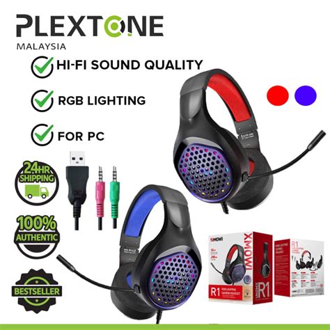 Plextone Xmowi R Gaming Headphones Bass Stereo Gaming Headset With