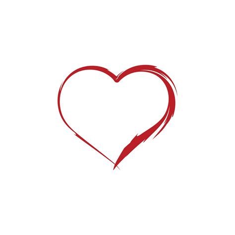 Red Love Icon Design Template 7634572 Vector Art At Vecteezy