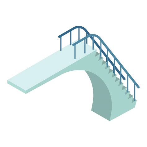 icono de trampolín de piscina estilo isométrico 14315999 Vector en