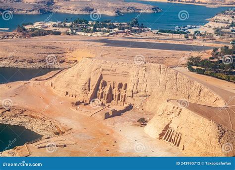 Temple Of Pharaoh Ramses Ii In Abu Simbel Egypt Stock Image