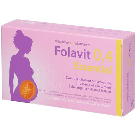 FOLAVIT 0 4 Essential 30 30 Pc S Redcare Pharmacie