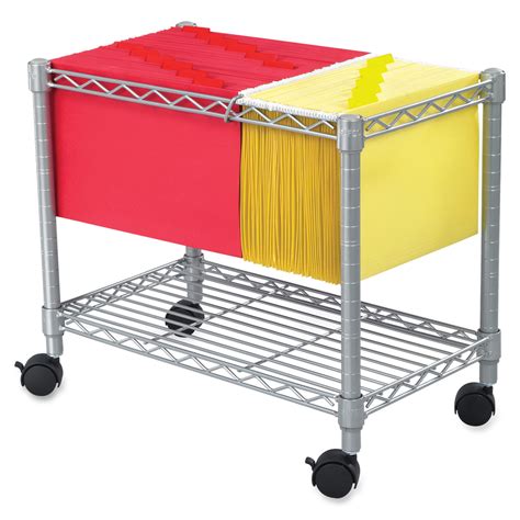 Safco Wire Mobile File Cart Saf5201gr