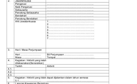 Contoh Laporan Tahunan Aktiviti Kokurikulum Sekolah Rendah Otosection