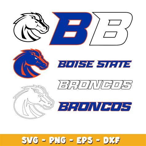 Bundle Logo Boise State Broncos Svg Boise State Logo Svg Ncaa Svg