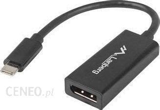 Lanberg Kabel Usb Adapter Type C M Displayport F M Czarny